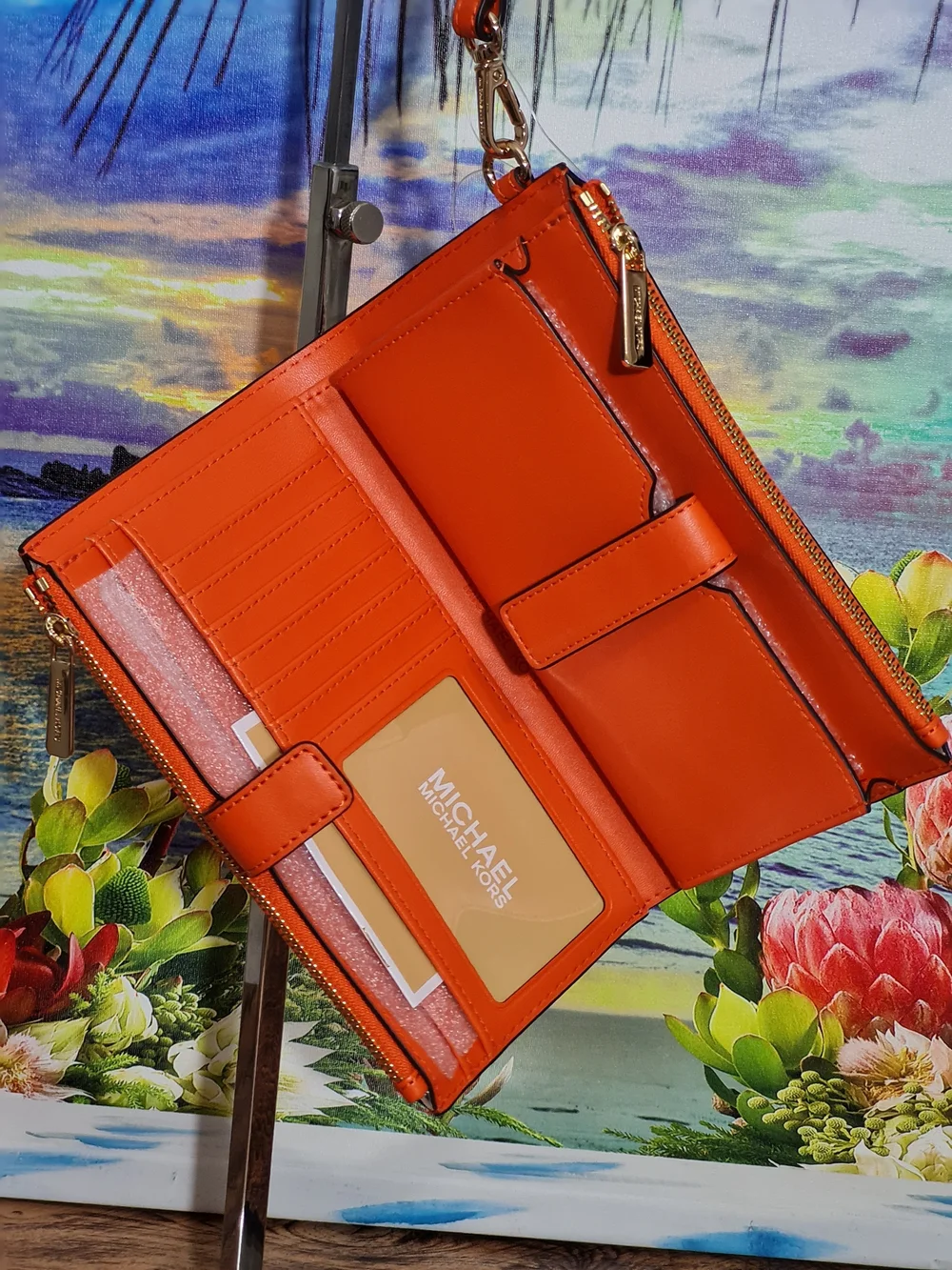 Michael Kors Mirella Ombre Tote And Wallet Set